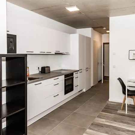 Апартаменты Stylisches Neubau In Bedburg Hau