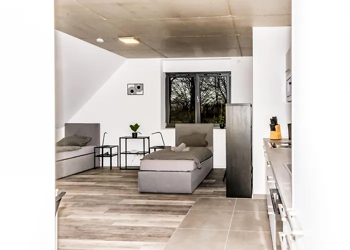Апартаменты Stylisches Neubau In Bedburg Hau